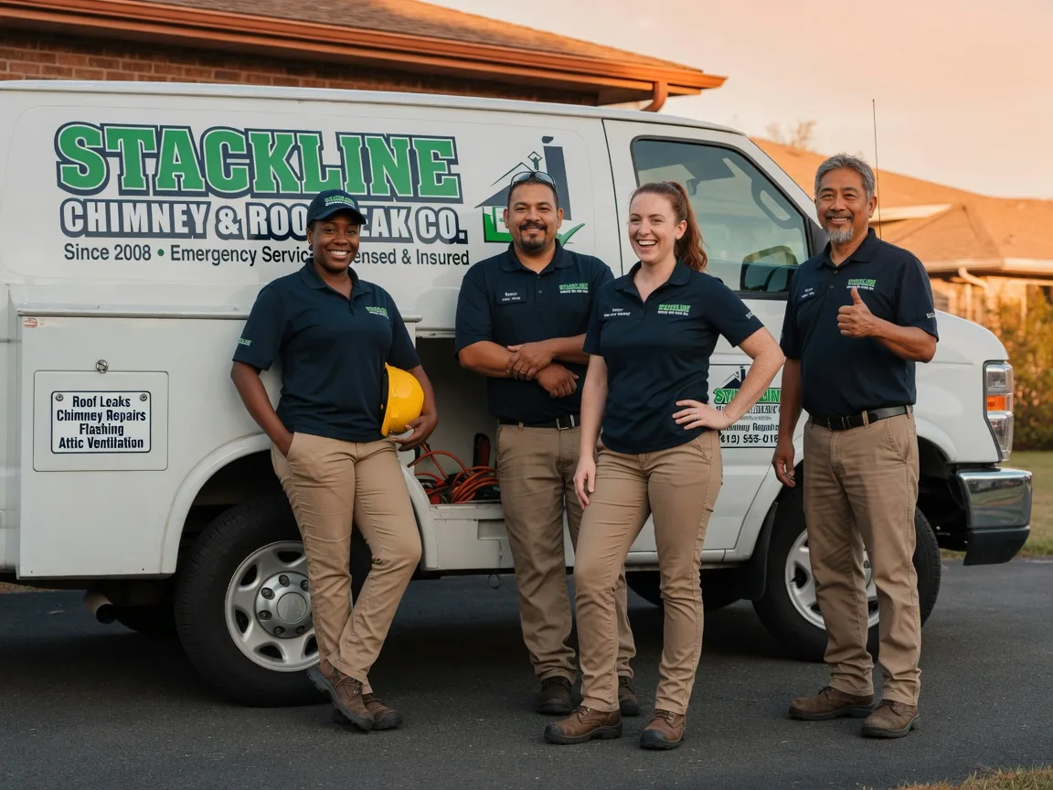 Chimney flashing repair company in Badger, MN
